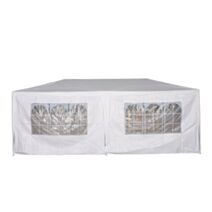 Tonnelle de réception 6x3 m métal blanc