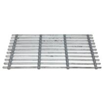 Grille "gratte pieds" d'extérieur en acier galvanisé