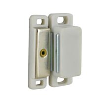 Loquet magnétique rectangle 6kg blanc x2