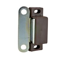 Loquet magnétique rectangle 4kg brun x2