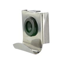 Lot de 4 pattes à glace L25xH30xP8mm laiton chromé