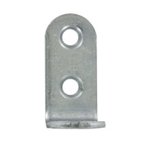 Lot de 4 équerres de chaise à bouts ronds assemblage en applique à visser l30xh30xp15mm - CIME