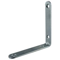 Equerre chaise bouts ronds 80x80mm acier zingué x4