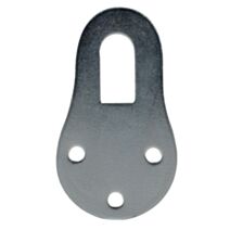 Attache élément 40x22mm acier zingué x4