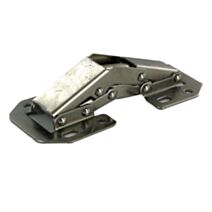 Lot de 2 charnières invisibles à visser pour porte à recouvrement et porte rentrante