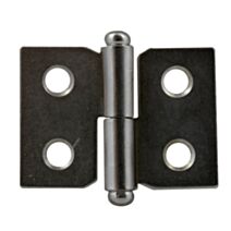 Paumelle 30x40mm droite acier nickelé x2