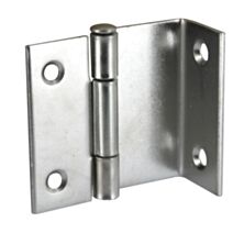 Lot de 2 charnières coudées à visser pour porte 