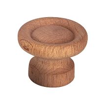 Bouton liseret hêtre brut ponce d30