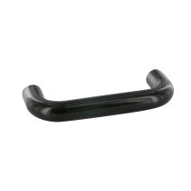 Poignée fil D10mm Entraxe 64mm Plastique noir