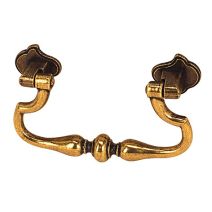 Poignée tombante zamak bronze l148 e128