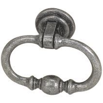 Anneau tombant h48 l55 zamak vieil argent