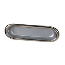 Poignée cuvette l77 h25 acier nickele