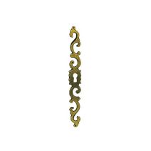 Entrée rustique h180e173 zamak bronze gauche