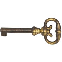 Clé cuisse 37 zamak bronze panneton court