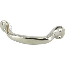 Poignée patte entraxe 103 acier chrome l126