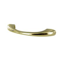Poignée bombée Entraxe64mm 86x10x23 Acier laitonné