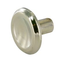 Bouton creux diamètre 25 mm zamak chromé