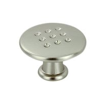 Bouton arrosoir d30 zamak nickele satine
