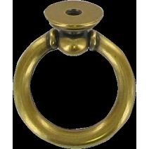 Anneau tombant d34 zamak bronze brillant