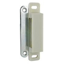 Loqueteau magnétique rectangle 12kg blanc