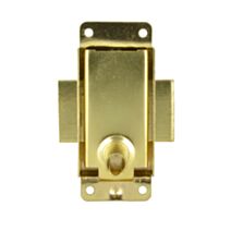 Serrure en applique droite/gauche axe 15 laitonné