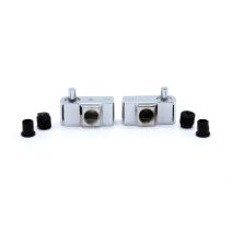 Pivot porte verre 35x16mm acier chromé x2