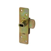 Loquet batteuse coffret GDF 100x25mm acier zingué