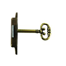 Serrure à visser en applique pour porte droite fermeture à clé pour porte de meuble