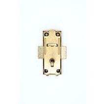 Serrure en applique axe15 droite/gauche laitonné