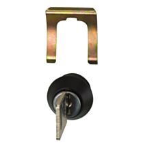 Serrure à cylindre, barillet batteuse à clipser pour porte de boîte aux lettres droite ou gauche