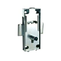 Verrou applique droite/gauche axe 15mm acier poli