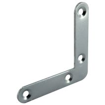Equerre de cadre bouts ronds 50x50mm acier zingué x4