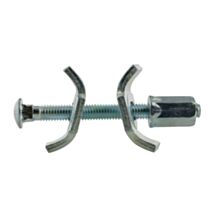 Ferrure plan de travail M6x65mm acier zingué x2