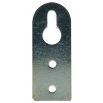 Agrafe étagère 50x20mm acier zingué x2