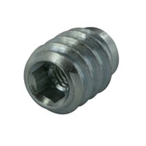 Insert à visser HC10 D18,5mm L20mm acier zingué x4