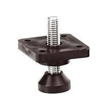 Verin réglable m8x45 acier zingue noir