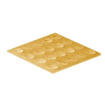 Butée ronde plastique transparent d8 x25