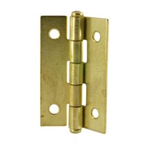 Lot de 2 charnières rectangulaires simples feuilles pour porte à visser 