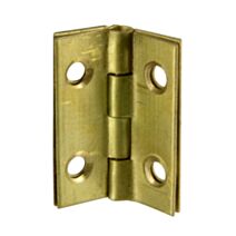 Charnière rectangle 20x16mm laiton poli x2