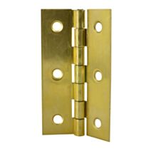Charnière rectangle 70x40mm laiton poli