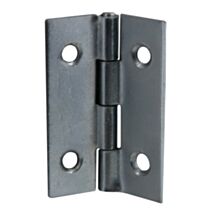 Charnière axe inox 25x18mm acier zingué x4