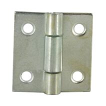 Charnière 40x40mm, axe mobile, acier zingué x2