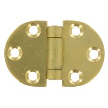 Charnière abattant 30x47mm laiton x2