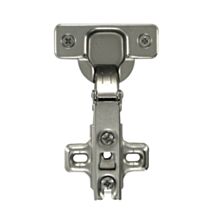 Lot de 2 charnières invisibles à boîtier à enfoncer à ressort pour porte à recouvrement Ø35mm - CIME