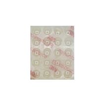 Pastille adhésive D7mm plastique transparent x20