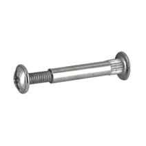 Ferrure de liaison D5 L27mm acier nickelé x4