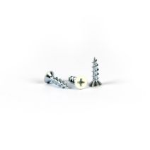 Vis tête fraisée philips blanche D4,3x16mm x50