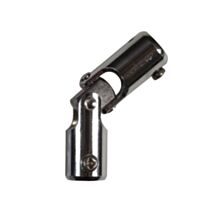 Genouillère pour tige d'entraînement 6 pans de 7 mm et tringle Ø 12 mm acier chromé