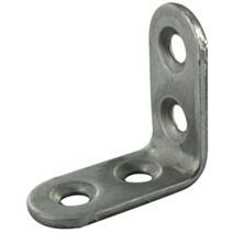 Lot de 4 équerres de chaise à bouts ronds assemblage en applique à visser l30xh30xp15mm - CIME