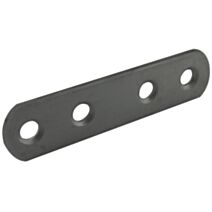 Patte d'assemblage bouts ronds L60mm acier inox x4